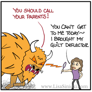 guilt deflector Lisa Sinicki comic 1