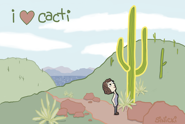 i heart cacti Lisa Sinicki