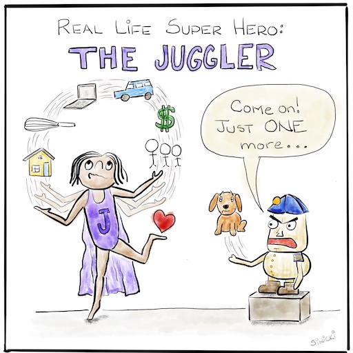 The Juggler Lisa Sinicki comic