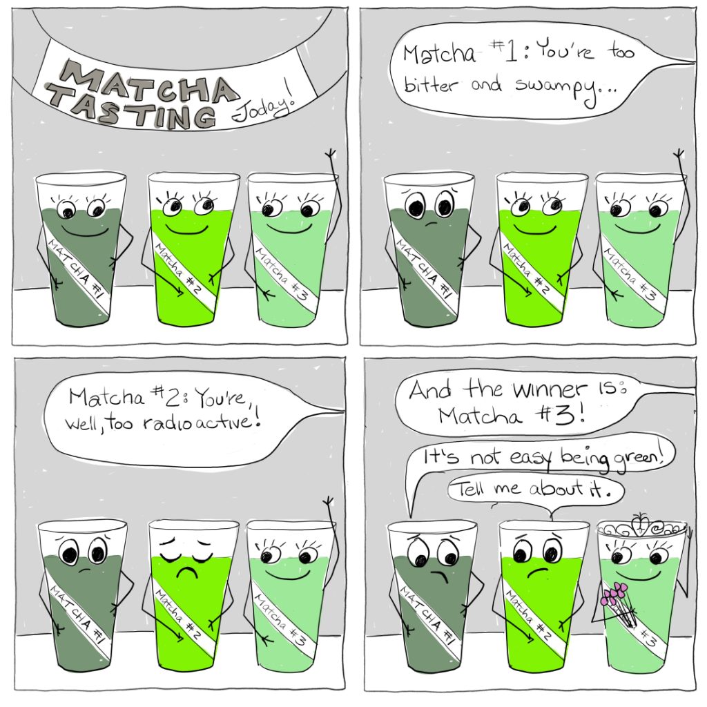 Much ado about matcha comic my Lisa Sinicki