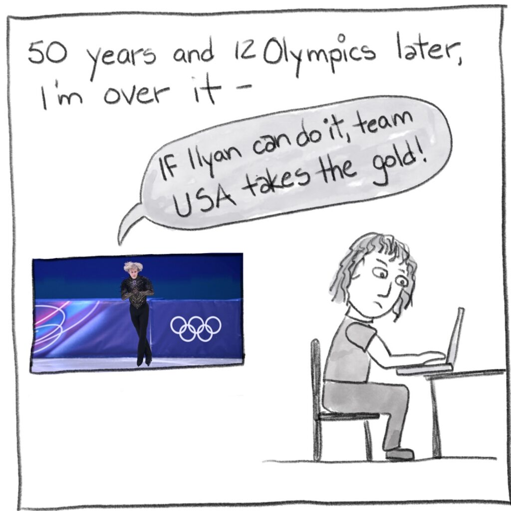 LIsa Sinicki Olympics figure skating comic
